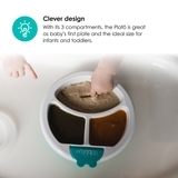 Тарілка для годування з підігрівом bbluv™ Platö, бірюзовий (B0107-B) - Pampik - 4