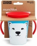 Чашка-непроливайка Munchkin Miracle 360° Trainer cup Білий ведмідь, 177 мл, білий із синім (051776) - Pampik - 5