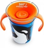 Чашка-непроливайка Munchkin Miracle 360° Trainer cup Косатка, 177 мл, синій (051775) - Pampik - 3
