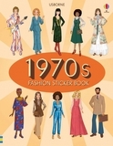 Дитяча книга Usborne Книга з наклейками моди 1970-х, англ. мова - Емілі Боун - Pampik