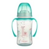 Поїльник тренувальний Canpol Babies EasyStart Sweet fun, 240 мл, зелений (35/208_gre) - Pampik