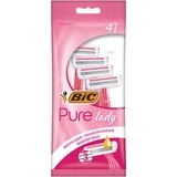 Бритвенный станок BIC Pure3 Lady Pink, 4 шт. - Pampik