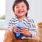 Поїльник-непроливайка Chicco Easy Cup, 12+ міс., 266 мл, синій (06961.20.03) - Pampik - 3