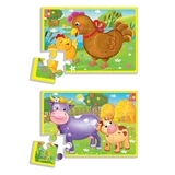 М'які пазли Vladi Toys Тварини, 12 елементів ( VT1103-44) - Pampik