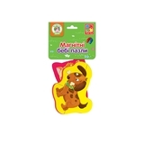 Магнитные беби пазлы Vladi Toys Котенок и щенок, укр., 2 шт. (VT3208-10) - Pampik - 2