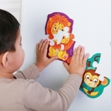 Магнитные бэби пазлы Vladi Toys Львенок и обезьянка, 8 элемнтов (VT3208-11) - Pampik - 3