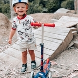 Самокат Micro Mini Deluxe LED, темно-синій (MMD118) - Pampik - 8