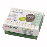 Ватні палички Cleanic Baby ECO, з обмежувачем, 60 шт. - Pampik - 3