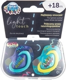 Силіконова симетрична пустушка Canpol babies Neon love, 18+ місяців, 2 шт., блакитний (22/654_blu) - Pampik - 6