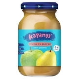 Фруктовое пюре Карапуз Груша и Яблоко, без сахара, 4+ мес., 170 г - Pampik