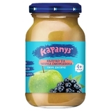 Фруктовое пюре Карапуз Яблоко и Черная смородина, без сахара, 4+ мес., 170 г - Pampik