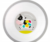 Тарілочка нековзка Canpol Babies Корівка, 270 мл, сірий (4/416) - Pampik