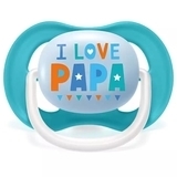 Пустушка Philips Avent Ultra Air I love для хлопчика, 6-18 місяців, 2 шт. (SCF080/03) - Pampik - 2