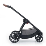 Універсальна коляска 2 в 1 Cam Techno Softy, рама чорний карбон, синій з глітером (805T/V98/977/513K) - Pampik - 4