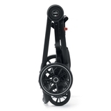 Универсальная коляска 2 в 1 Cam Techno Milano, рама черный карбон, серый с полоской (805T/V98/978/553K) - Pampik - 4