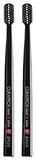Набір зубних щіток Curaprox, ультра м'яка, d 0,10 мм, чорні, 2 шт. - Pampik