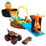 Игровой набор Hot Wheels Monster Trucks Трюки в шине (GVK48) - Pampik - 2