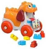 Щенок-каталка Mega Bloks Веселый конструктор (GNW63) - Pampik