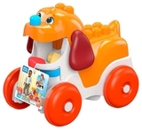Щенок-каталка Mega Bloks Веселый конструктор (GNW63) - Pampik - 3