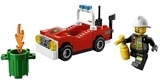 Подарок. Конструктор LEGO Fire Car Set, 53 детали (30347) - Pampik