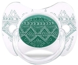 Пустышка симметричная Suavinex Couture, 18+ мес., зеленый (304235) - Pampik