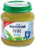 Пюре Hamanek Перша ложка Зелений горошок, 125 г - Pampik
