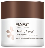 Нічний мультивідновлювальний крем Babe Laboratorios Healthy Aging з інноваційним антивіковим комплексом, 50 мл - Pampik