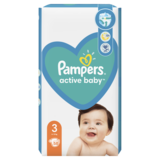 Підгузки на липучках Pampers Active Baby 3 (6-10 кг), 58 шт. - Pampik - 2