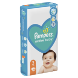 Підгузки на липучках Pampers Active Baby 3 (6-10 кг), 58 шт. - Pampik - 3