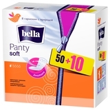 Щоденні прокладки Bella Panty Soft, 50+10 шт. - Pampik