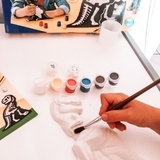 Набор SES Creative для создания гипсовой фигурки Ти-Рекс со скелетом (14206S) - Pampik - 7