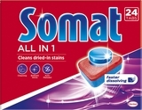 Таблетки для посудомийних машин Somat All in one, 24 шт.