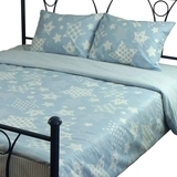 Комплект постільної білизни Руно Blue star, бязь, 215х143 см, блакитний (1.114Б_Blue star) - Pampik