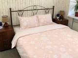 Комплект постільної білизни Руно Beige star, бязь, 215х143 см, бежевий (1.114Б_Beige star) - Pampik