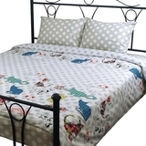 Комплект постільної білизни Руно Cat, сатин, 215х143 см, різнобарв'я (1.137К_Cat) - Pampik