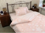 Комплект постільної білизни Руно Beige star, бязь, 215х143 см, бежевий (1.114Б_Beige star) - Pampik - 2