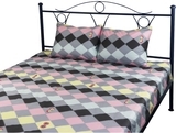 Набір постільної білизни Руно Owl ромб, сатин, 220х200 см, різнобарв'я (22.137_Owl ромб) - Pampik