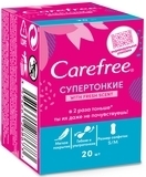 Щоденні супертонкі прокладки Carefree with Fresh scent, 20 шт. - Pampik