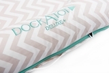 Матрац-кокон DockATot Deluxe + Silver Lining, 0-8 міс., білий з бежевим (EU10302) - Pampik - 4