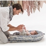 Матрац-кокон DockATot Deluxe + Pink & Rose, 0-8 міс., синій (EU10367) - Pampik - 6