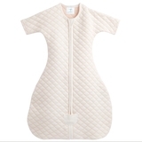 Спальник стьобаний Aden + Anais Cream/Pink, р. 3-6 міс., бавовна, рожевий (40 001) - Pampik