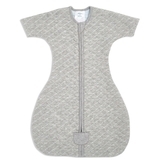 Спальник стеганый Aden + Anais Heather grey/Blue, р. 3-6 мес., хлопок, серый (40 004) - Pampik