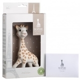 Подарунок. Іграшка-прорізувач Vulli Жирафа Софі Timeless, білий з коричневим (616400) - Pampik - 2