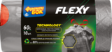 Пакеты для мусора Фрекен Бок LD Flexy, с затяжками, 60 л, 10 шт. - Pampik