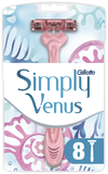 Бритвенный станок Gillette Simply Venus 3, 8 шт. - Pampik