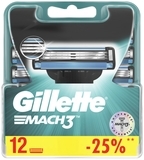 Сменные картриджи для бритья Gillette Mach 3, 12 шт. - Pampik - 2