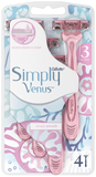 Бритва Venus Simply 3, 4 шт. - Pampik