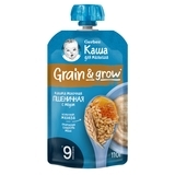 Молочна рідка дитяча каша Gerber Пшенична з медом, 9 м +, 110 г - Pampik