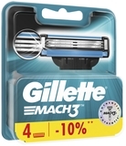 Сменные картриджи для бритья Gillette Mach 3, 4 шт. - Pampik - 3