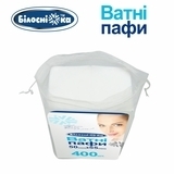 Ватные паффы Білосніжка, 400 шт. - Pampik - 2